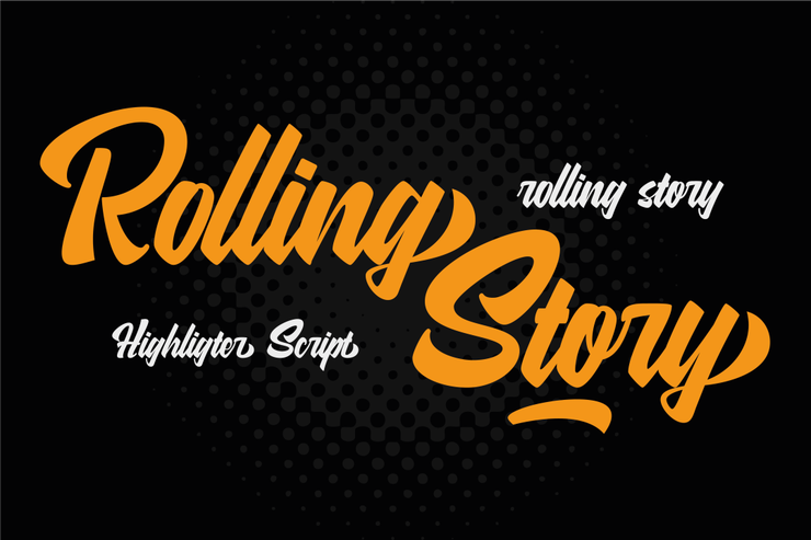 Rolling Story字体 6