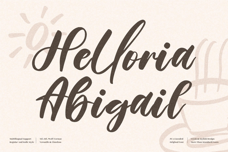 Helloria Abigail字体 7