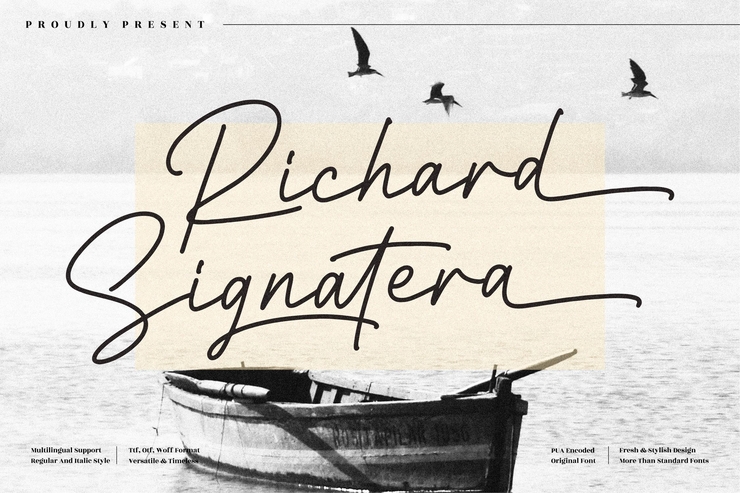 Richard Signatera字体 2