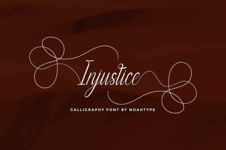 Injustice字体 1