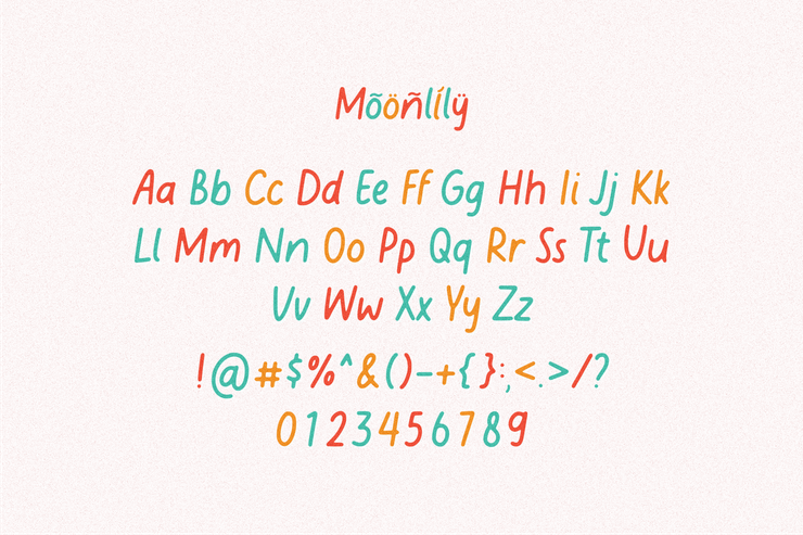 Moonlily字体 2