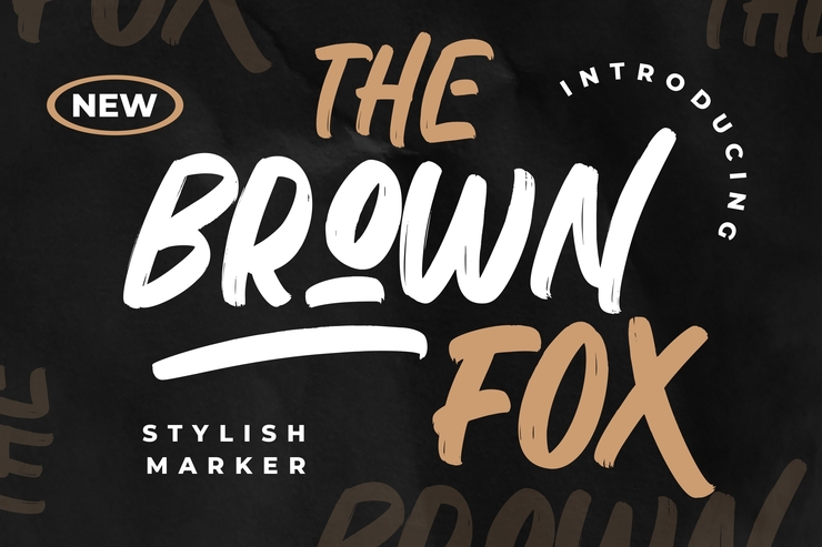 The Brown Fox Regular字体 4