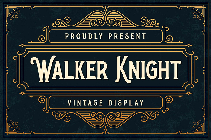 Walker Knight字体 1