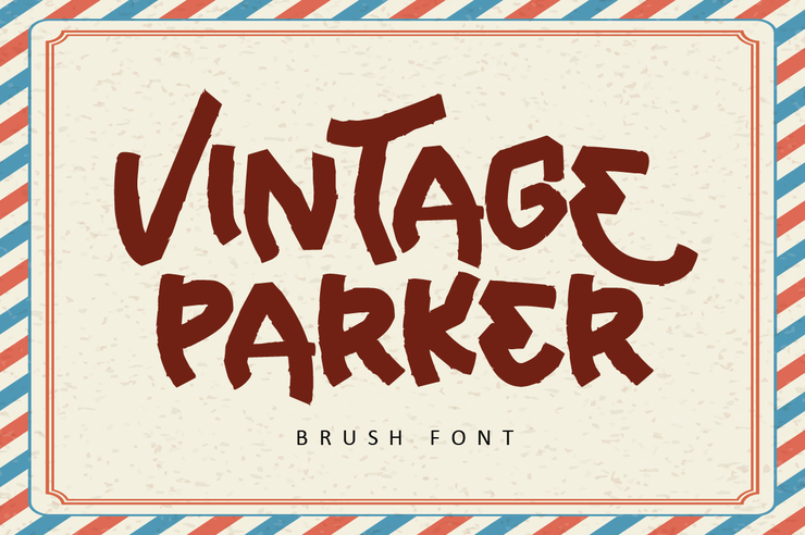 Vintage Parker字体 3