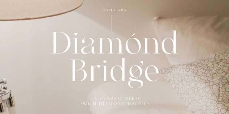 Diamond Bridge字体 1