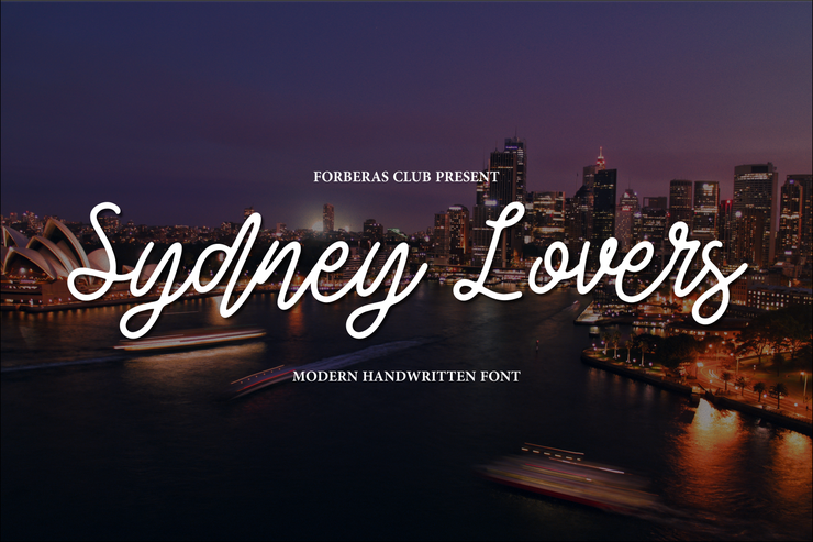 Sydney Lover字体 2