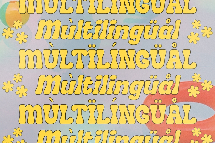 HENDRIX BUBBLE字体 10