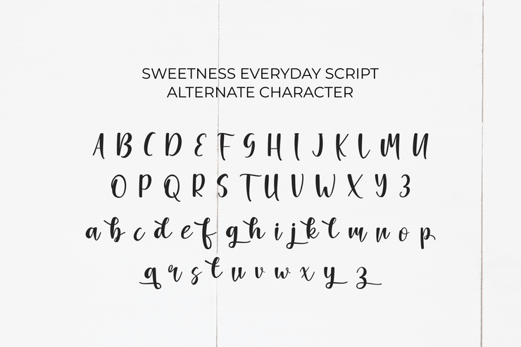 Sweetness Everyday Display字体 2