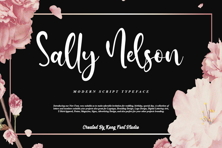 Sally Nelson字体 1