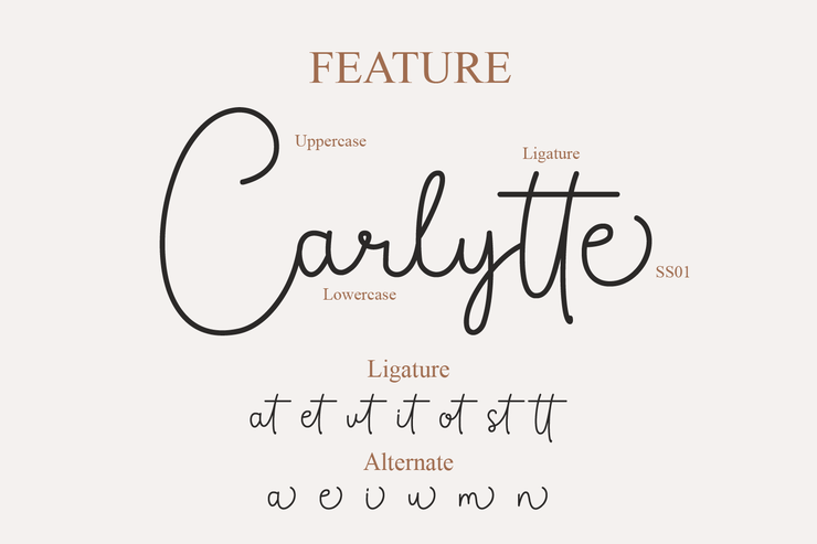 Carlytte字体 2