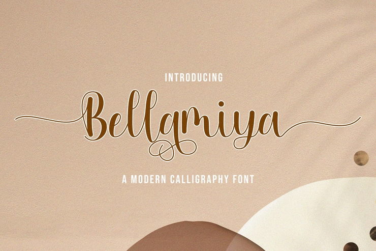 Bellamiya字体 2