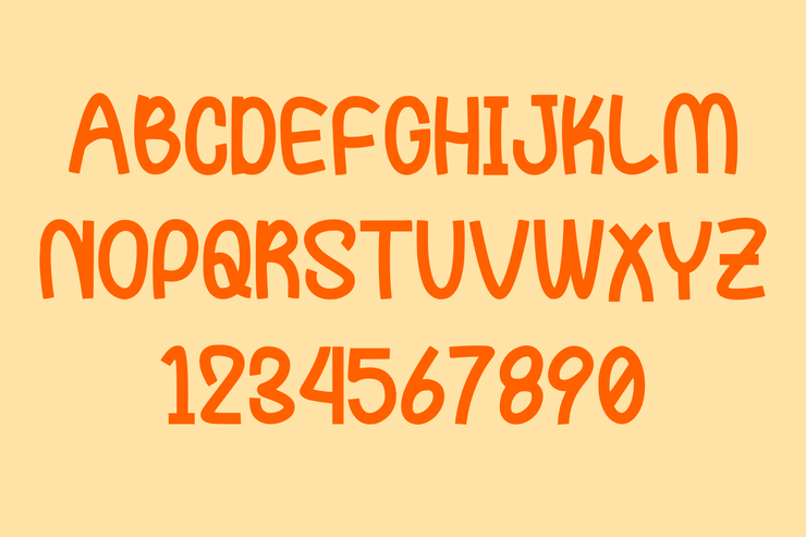 Funny Orange字体 1