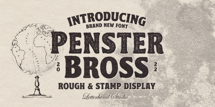 Penster Bross Rough字体 2
