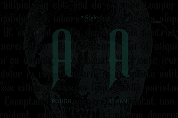 Aneloma Rough字体 4