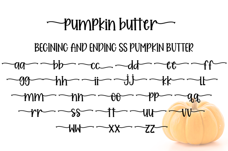 Pumpkin Butter字体 1