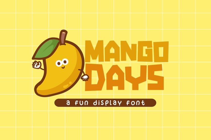 Mango Days字体 1