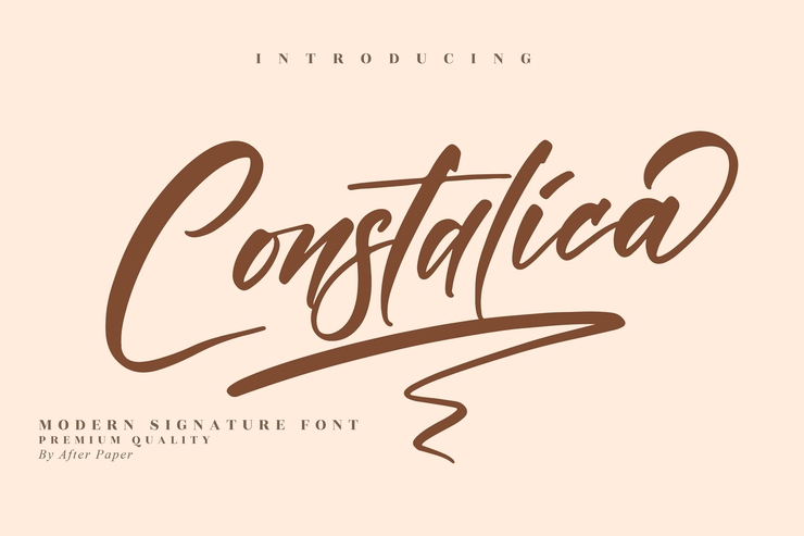 Constalica字体 6
