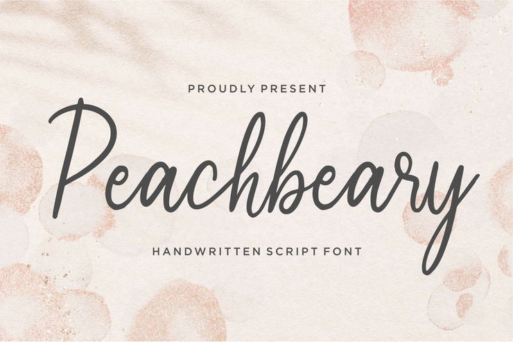 Peachbeary字体 8