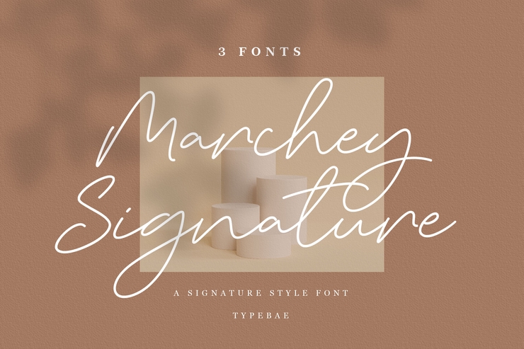 Marchey Signature字体 1
