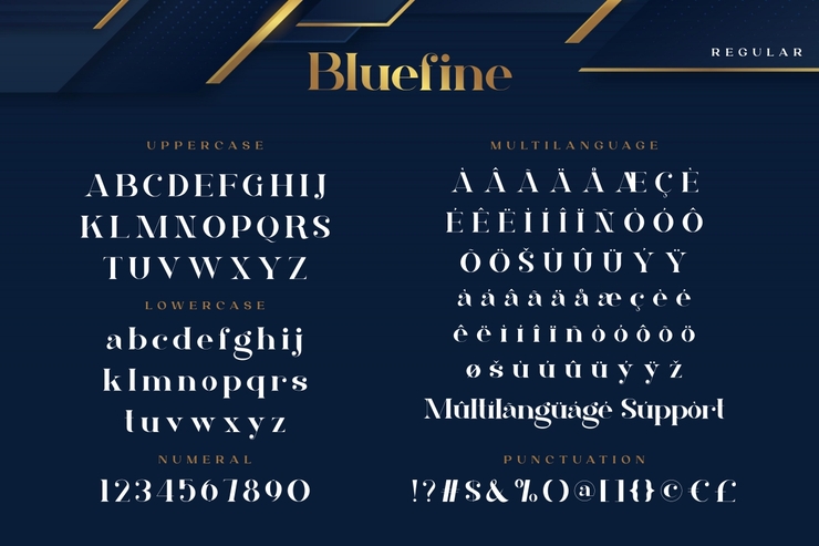 Bluefine字体 6
