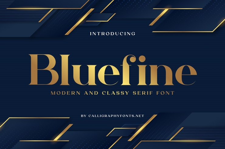 Bluefine字体 8