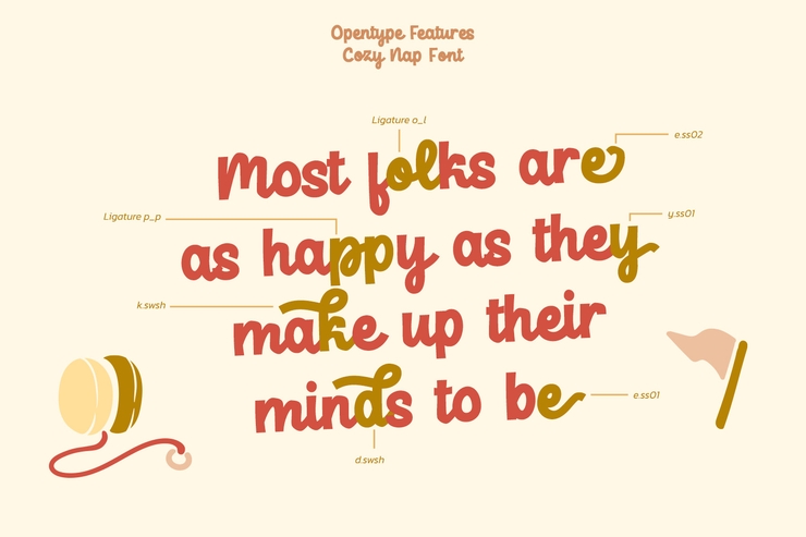 Cozy Nap字体 3