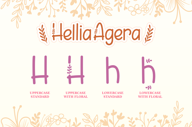 Hellia Agera Alternate字体 3