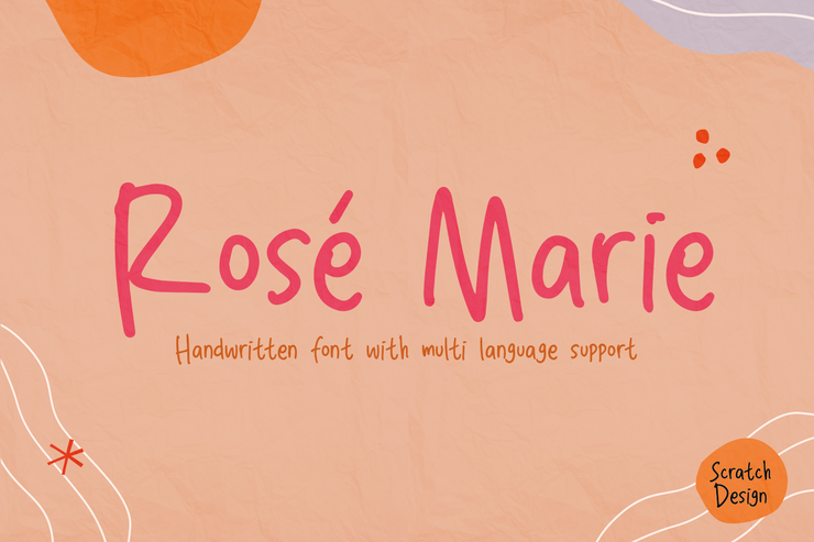 Rosé Marie字体 1