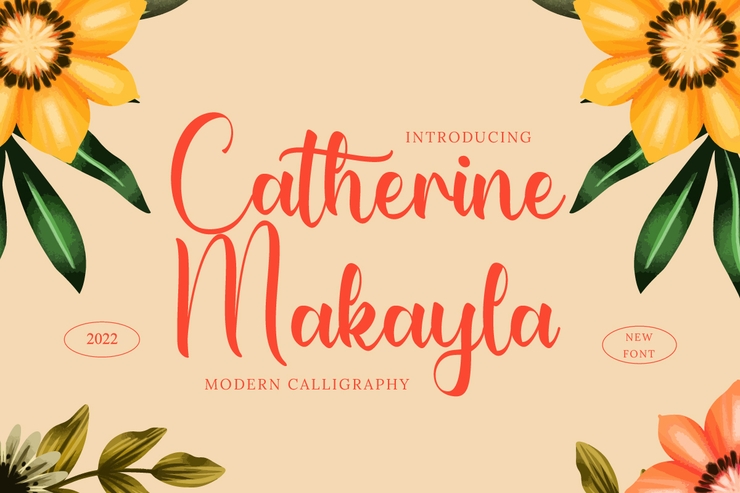 Catherine Makayla字体 3