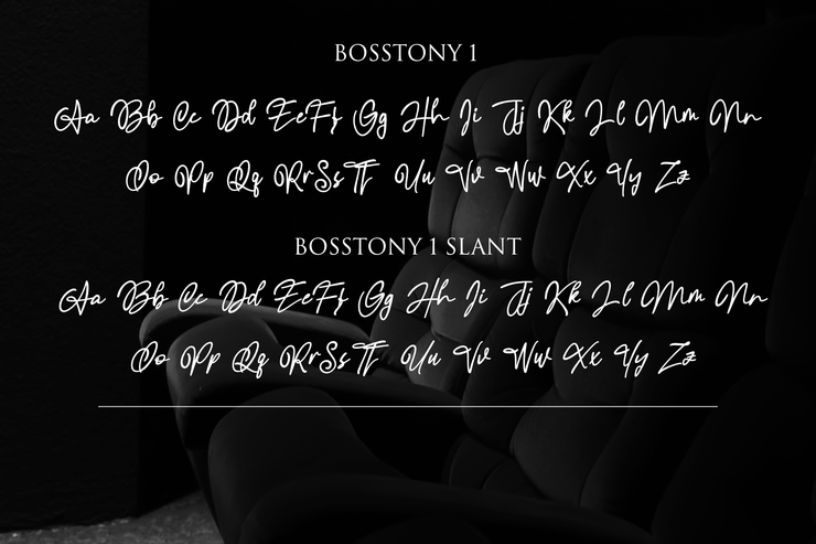 Bosstony 1字体 4