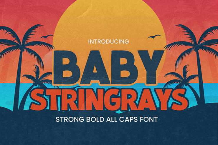 Baby Stingrays字体 1