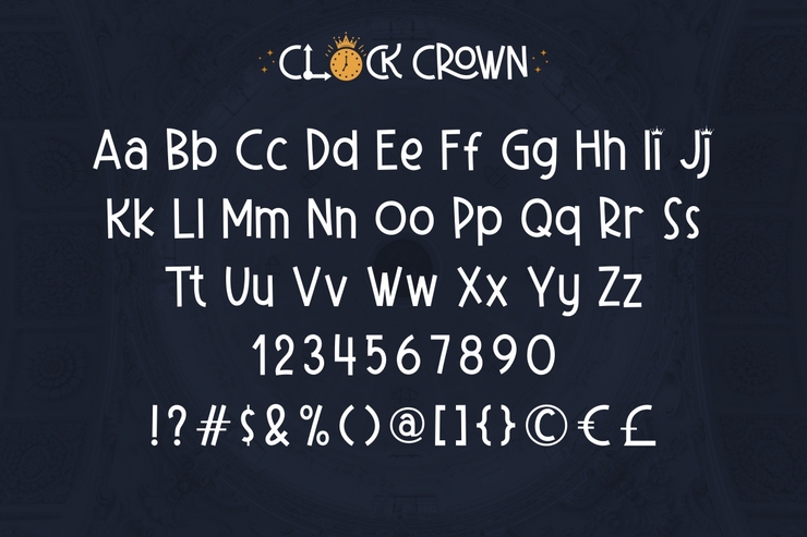 Clock Crown字体 5