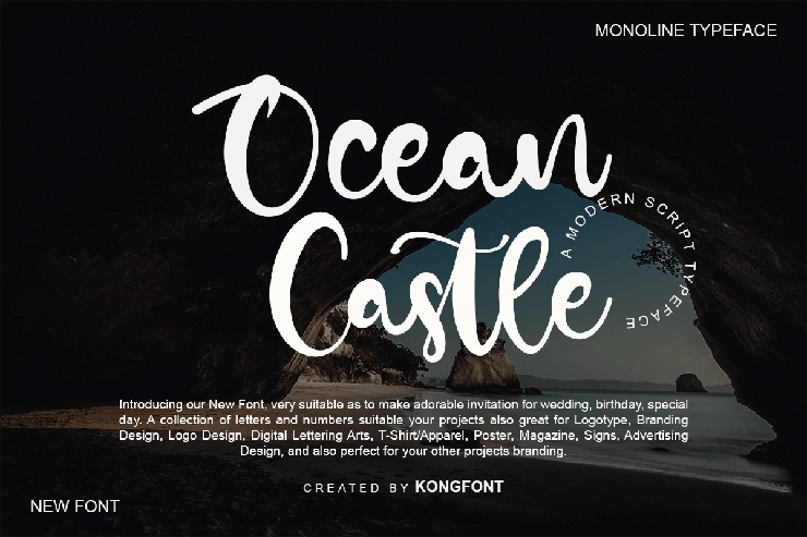 Ocean Castle字体 1