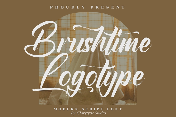 Brushtime Logotype字体 5