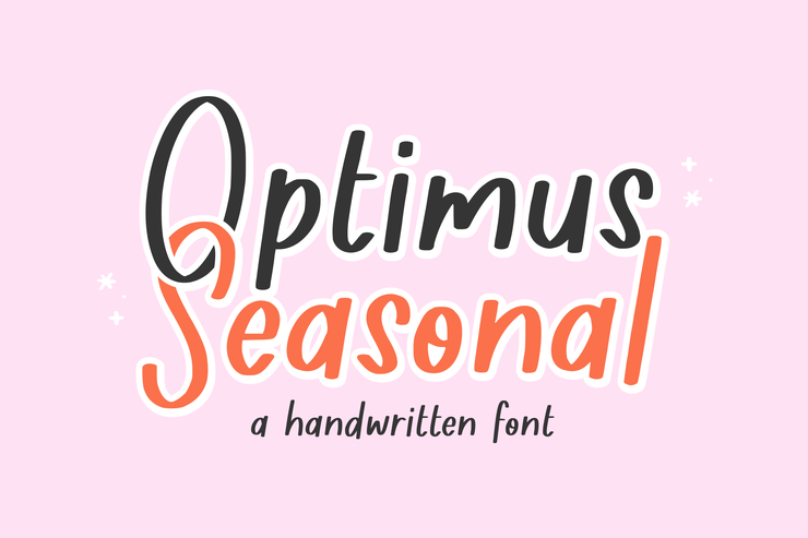 Optimus Seasonal字体 5