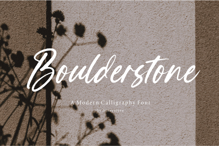 Boulderstone字体 1