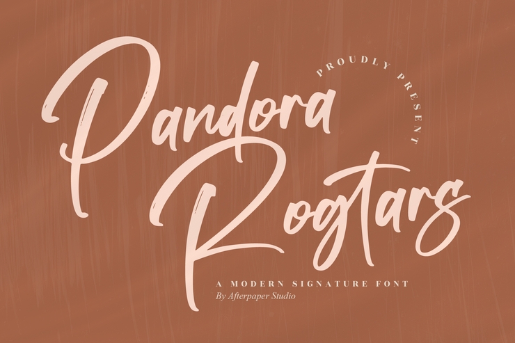 Pandora Rogtars字体 1