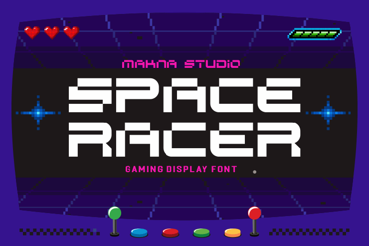 SPACE RACER字体 2