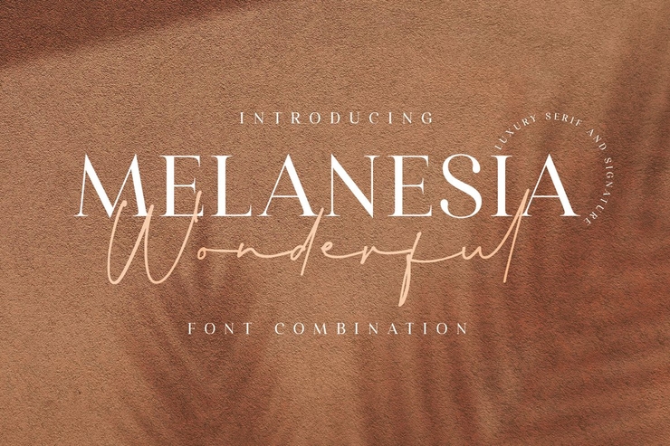 Wonderful Melanesia Signature字体 1