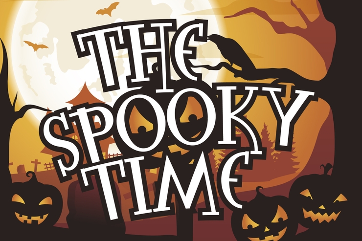 The Spooky Time字体 5