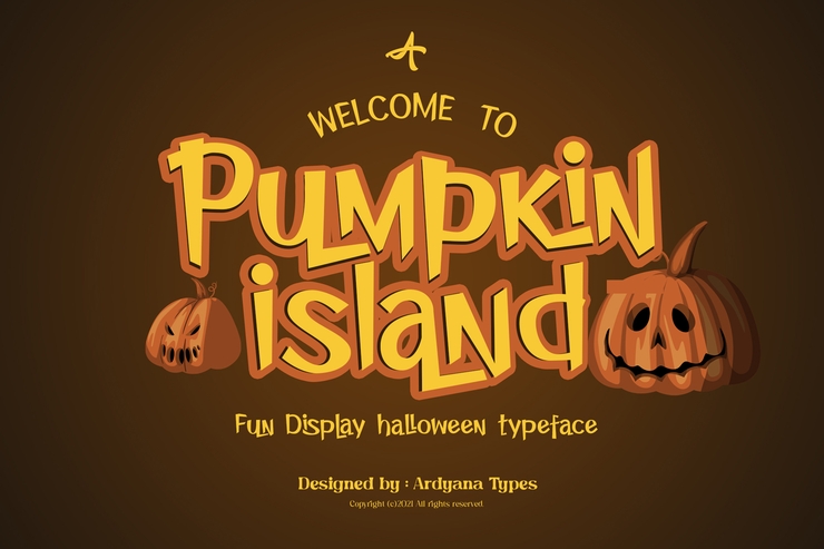 Pumpkin Island字体 1