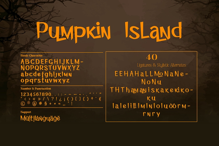 Pumpkin Island字体 5