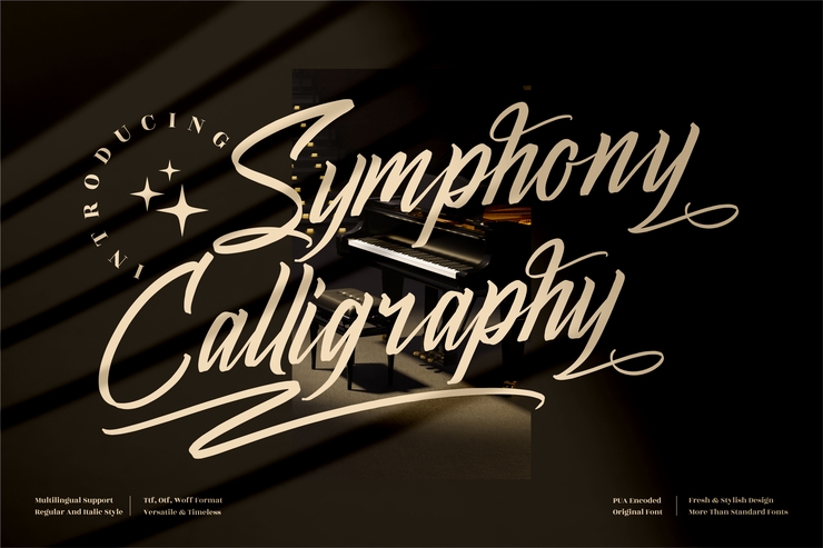 Symphony Calligraphy字体 4