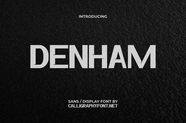 Denham字体 1