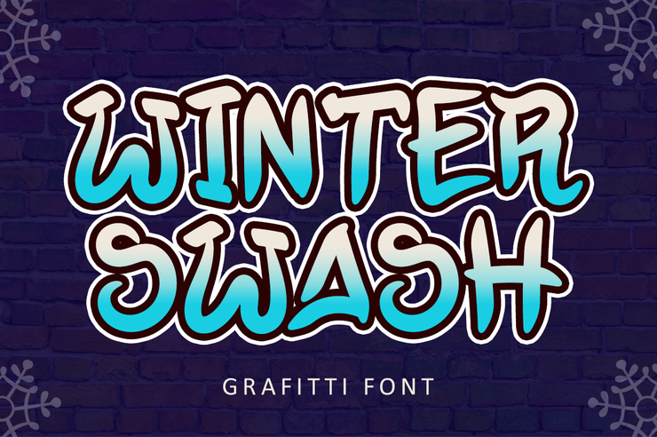 Winter Swash字体 6