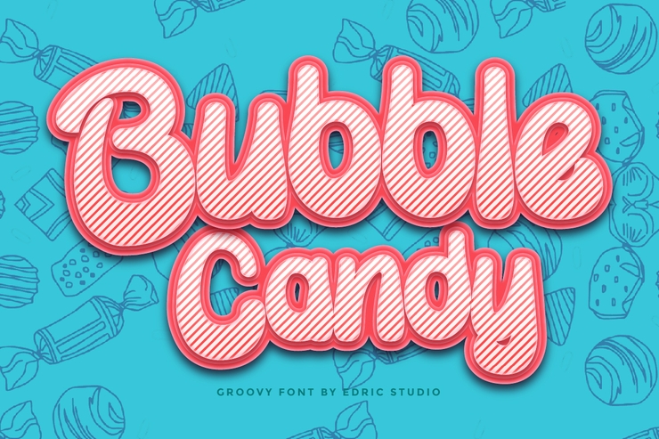 Bubble Candy字体 4