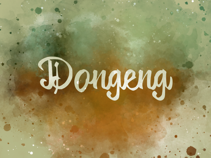 d Dongeng字体 1