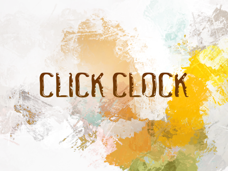 c Click Clock字体 1