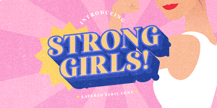 Strong Girls字体 1