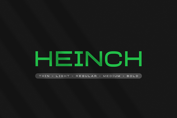 Heinch Medium字体 1